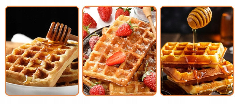 Waffle Iron Sokany SK-08025 1600 W silver - grey WAFFLE MAKER Manufacturer code SK-08025