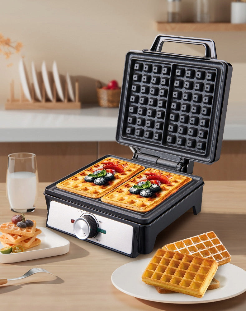 Waffle Iron Sokany SK-08025 1600 W silver - grey WAFFLE MAKER Packaging status original