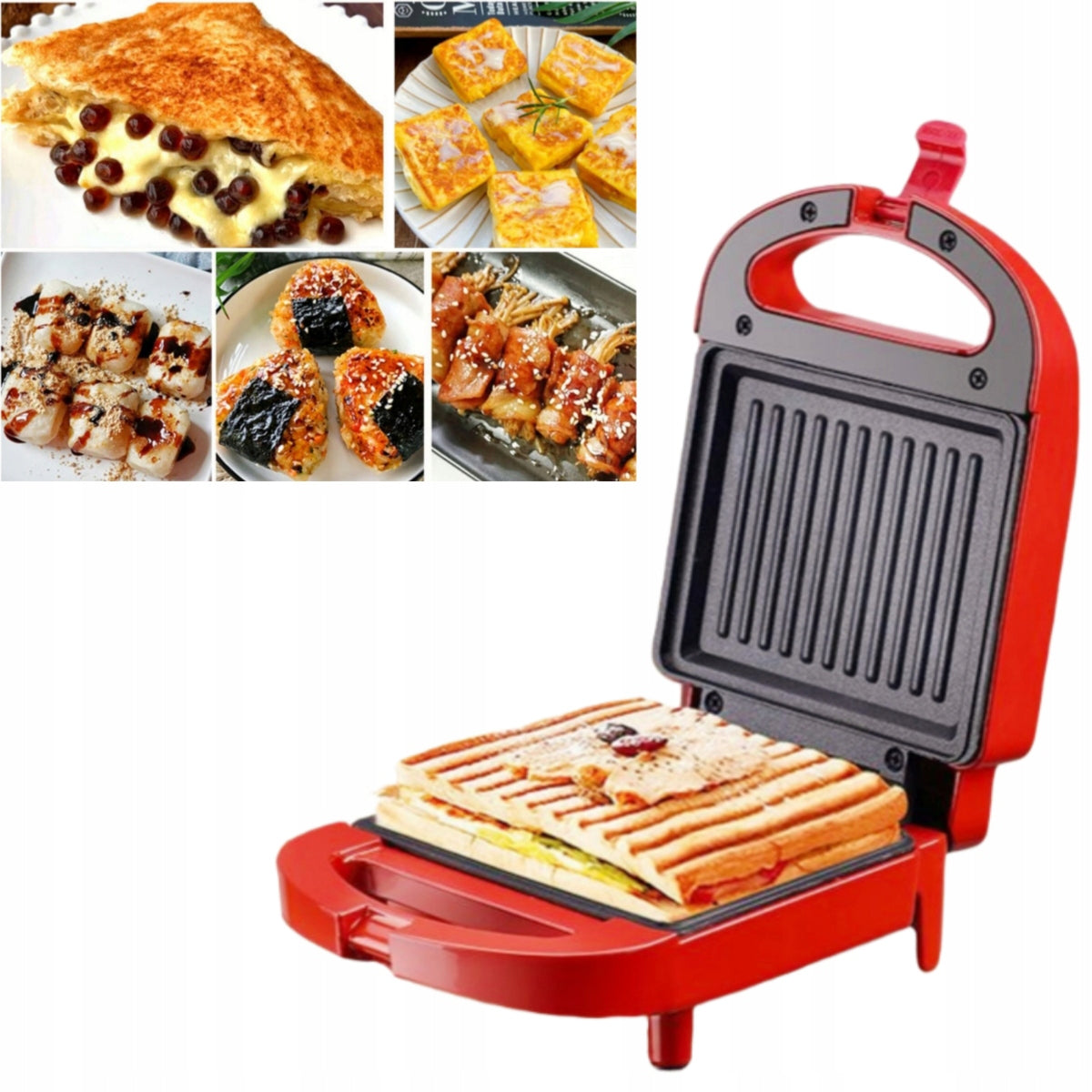 Waffle Iron Strong for Mini Waffles Toaster Power 650W TOASTER GRILL PANINI Power rating 650 W