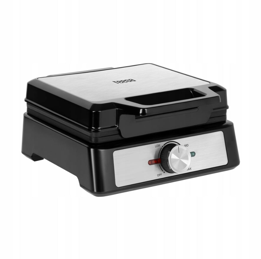 Waffle Iron for 2 Crispy Waffles Strong Non-stick Adjustment + FREEBIE Power rating 1600 W