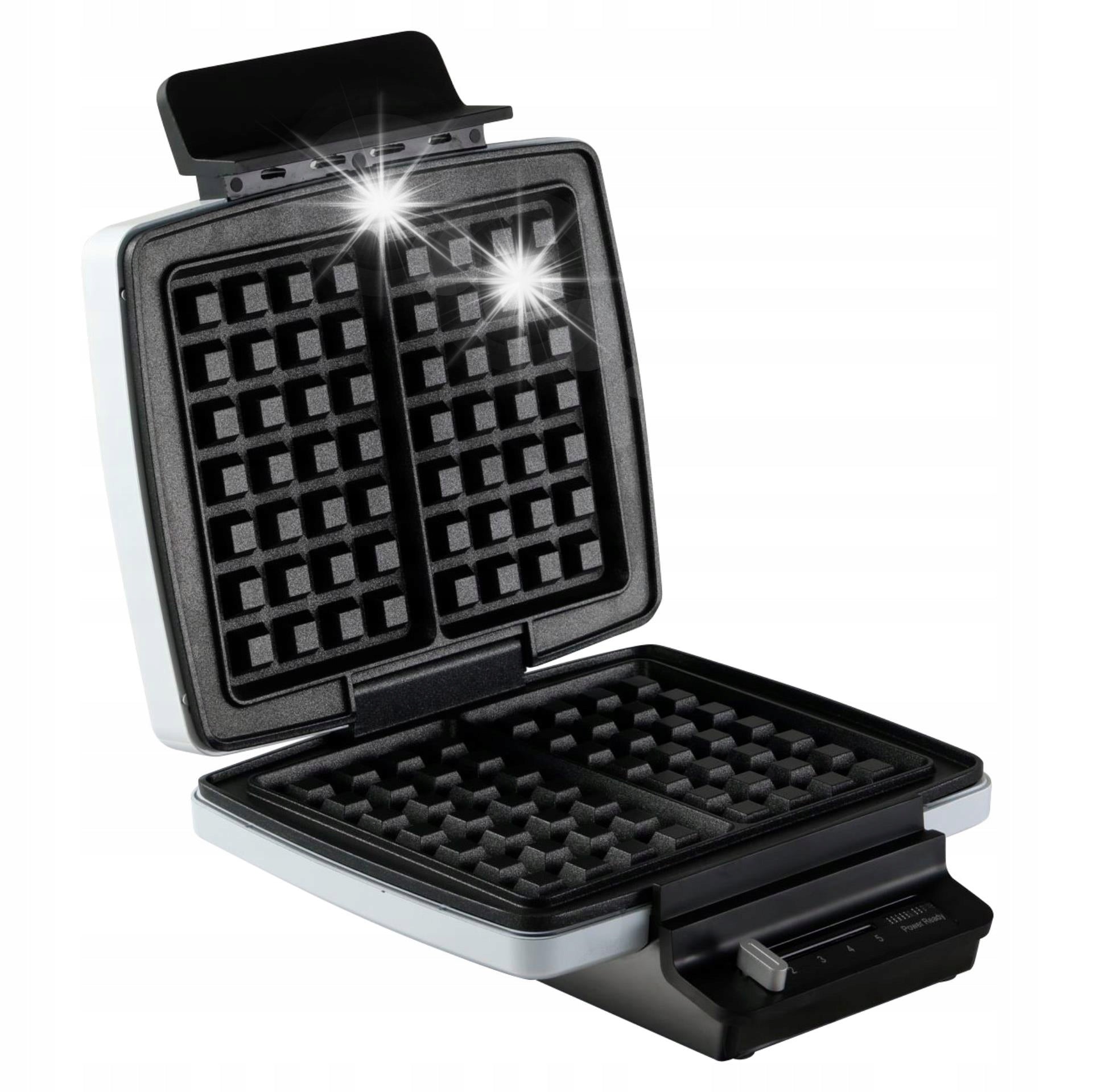 Waffle Iron for 2 Delicious Homemade Waffles 1800W Adjustable Adler