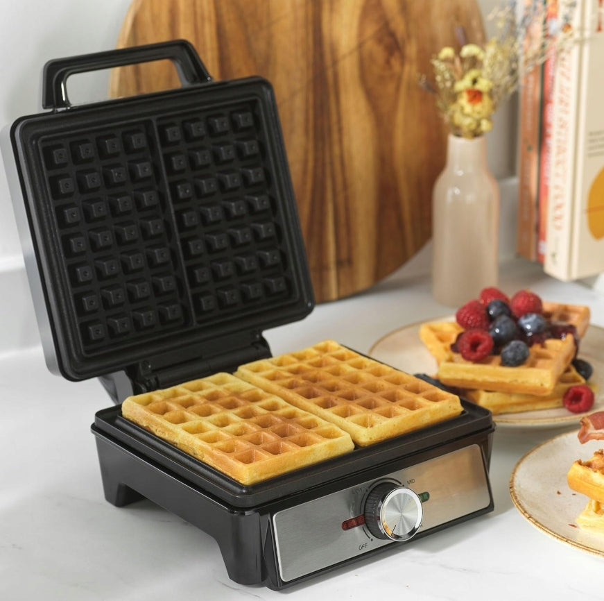 Waffle Iron for 2 Waffles with Temperature Control Strong Crispy Waffles +FREEBIE Power rating 1200 W