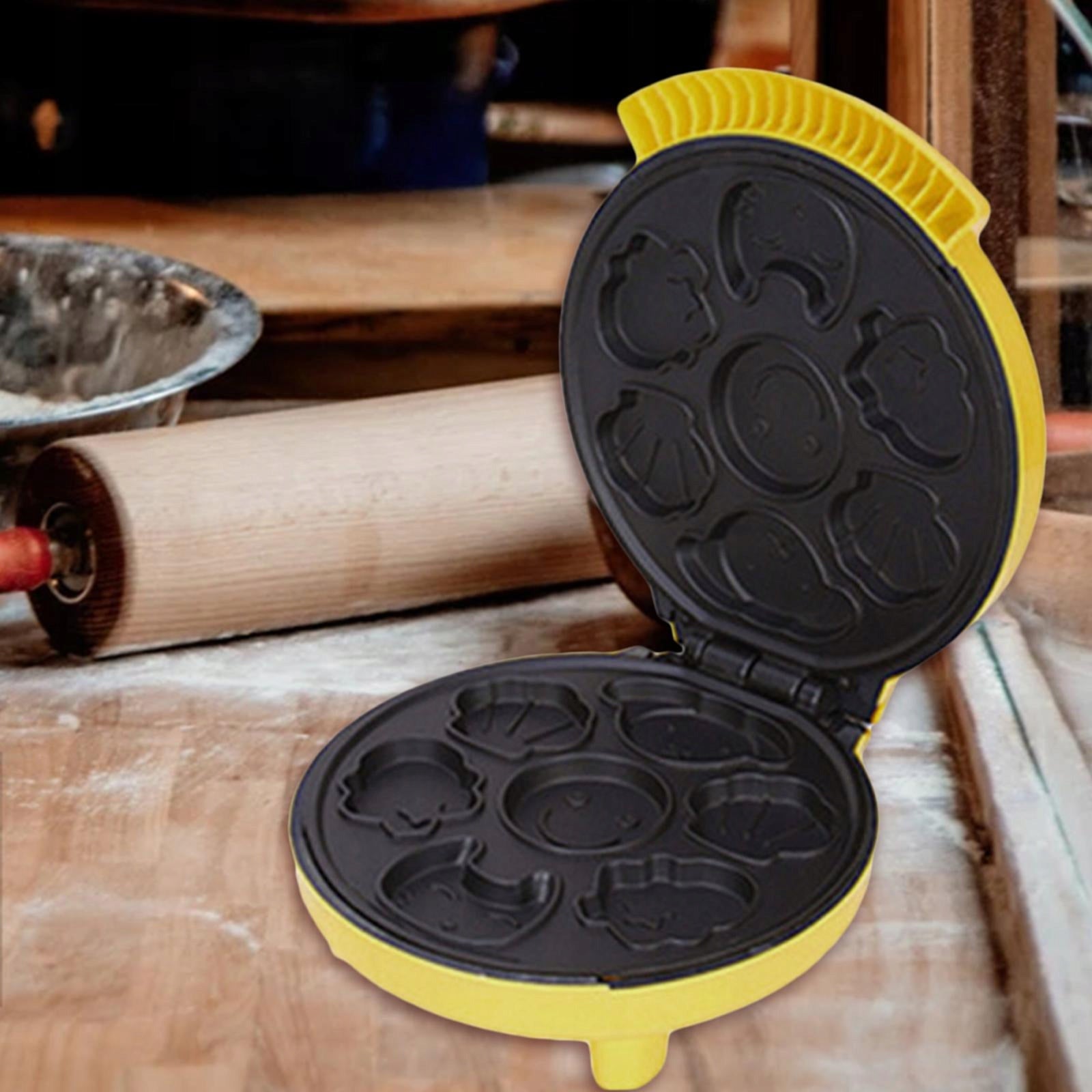 Waffle Maker Baking Machine Double Sided Heating Cartoon Style for Brand no brand