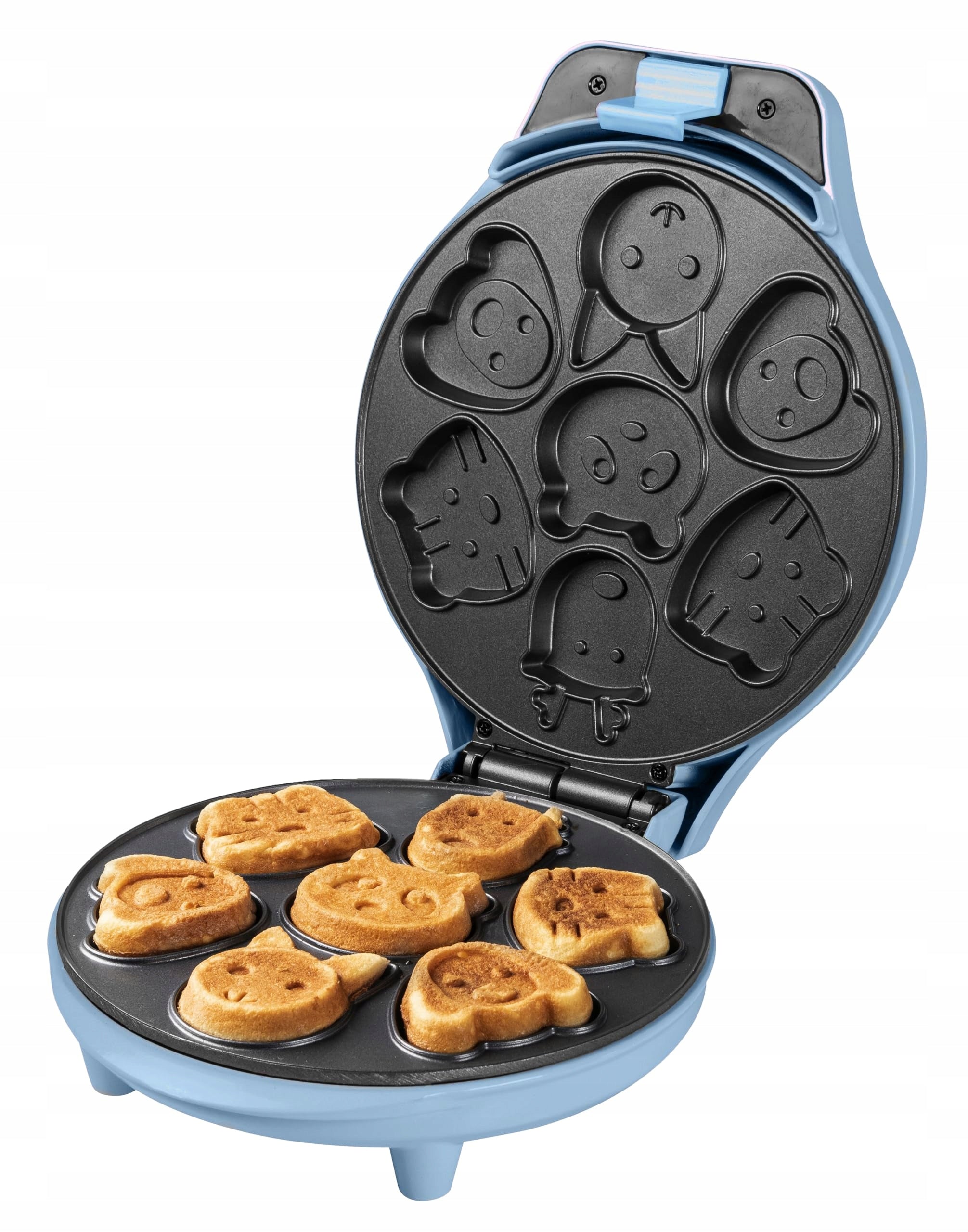 Waffle Maker Biscuit Baking Device 7 Animals Bestron pink 700W Power rating 700 W