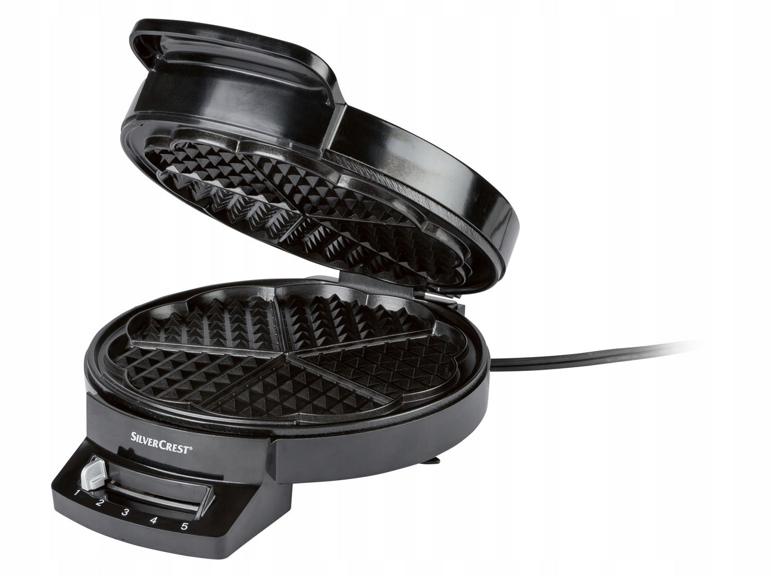 Waffle Maker – Crispy Heart Waffles Temperature Control