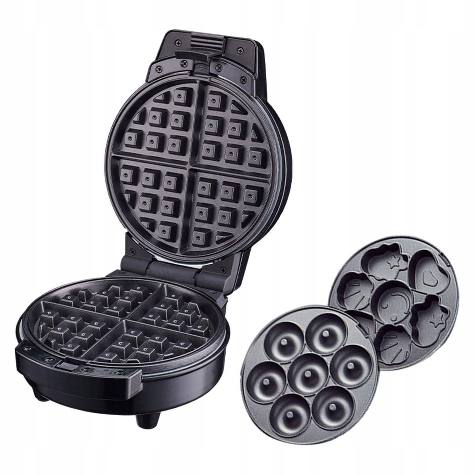 Waffle Maker Multipurpose Grilled Cheese Maker 3 in 1 Nonstick Doughnut Brand no brand