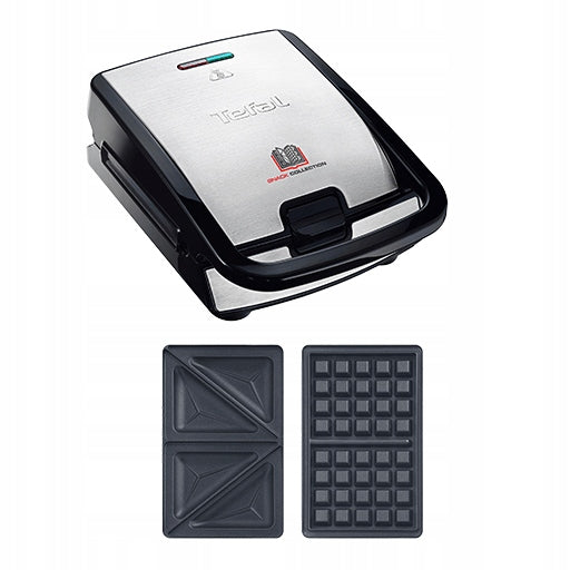 Waffle Maker Toaster For Sandwiches 3in1 Tefal Snack Collection SW852D12