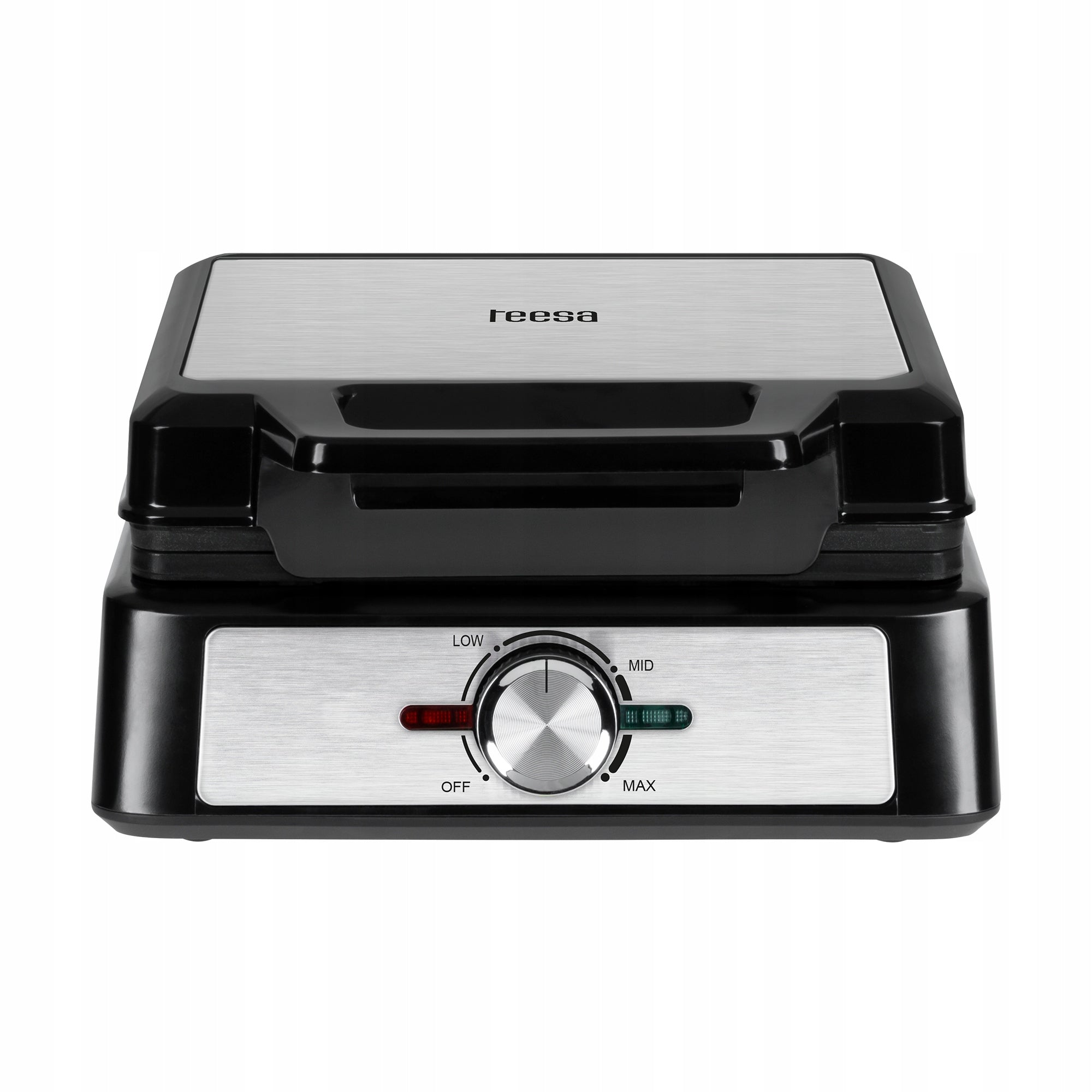 Waffle iron 2 waffles 1600W inox power adjustment Teesa Model 601321336
