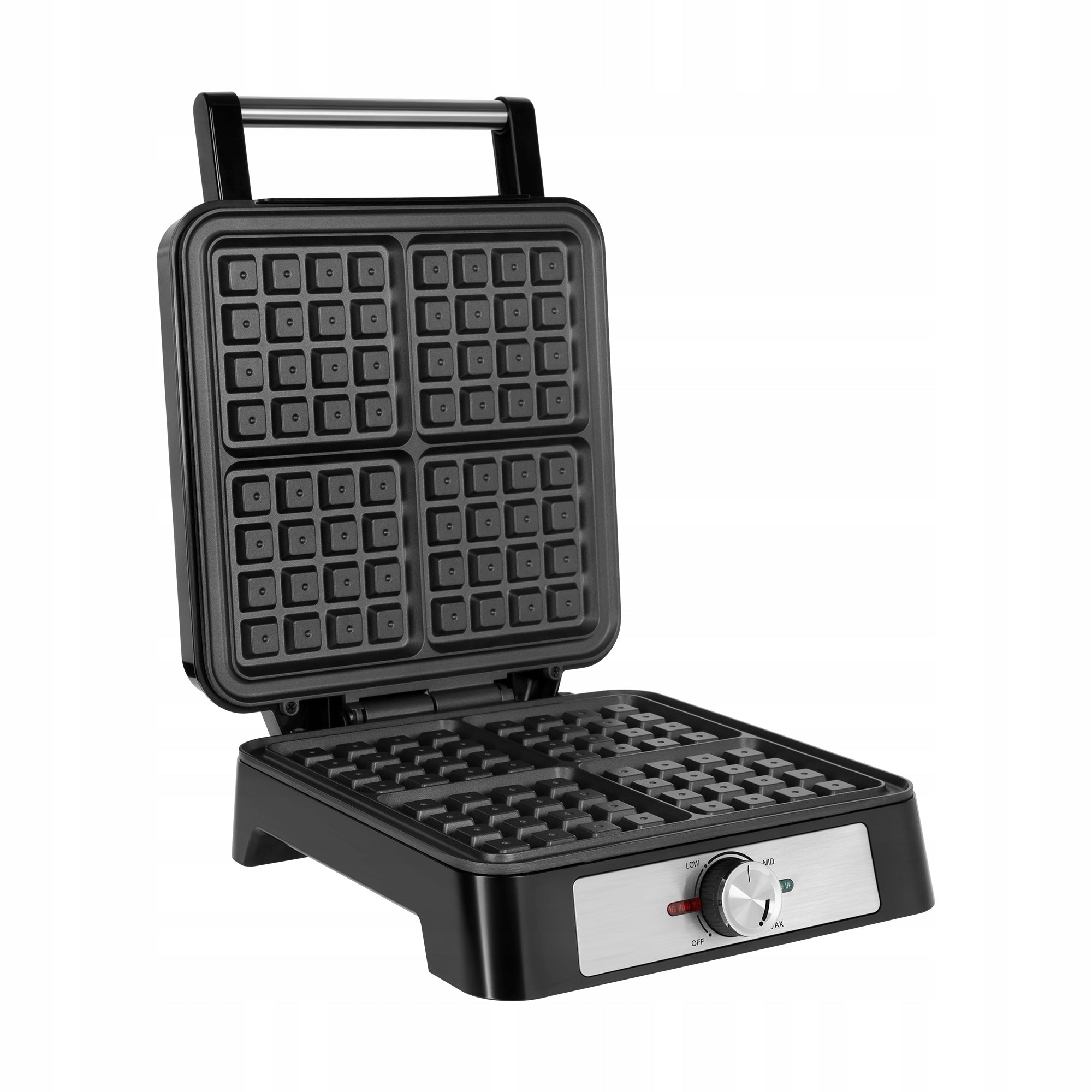 Waffle iron 4 waffles 1600W inox power regulation Teesa Brand Teesa