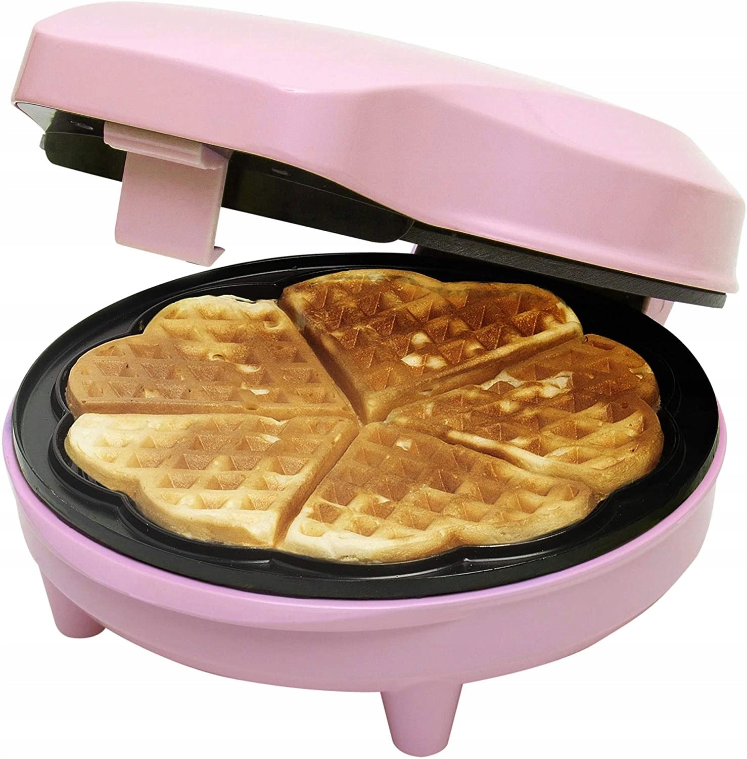 Waffle iron Bestron ASW217 700 W pink