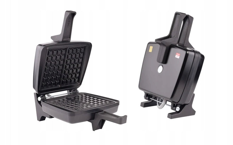 Waffle iron Dezal 301.5.1N black 1300 W 2 waffles POLAND STRONG NEW MODEL