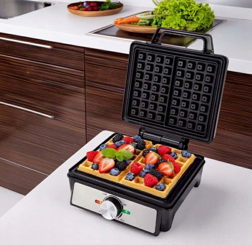 Waffle iron Hoffen POJM250102 1600 W black Manufacturer code POJM250102