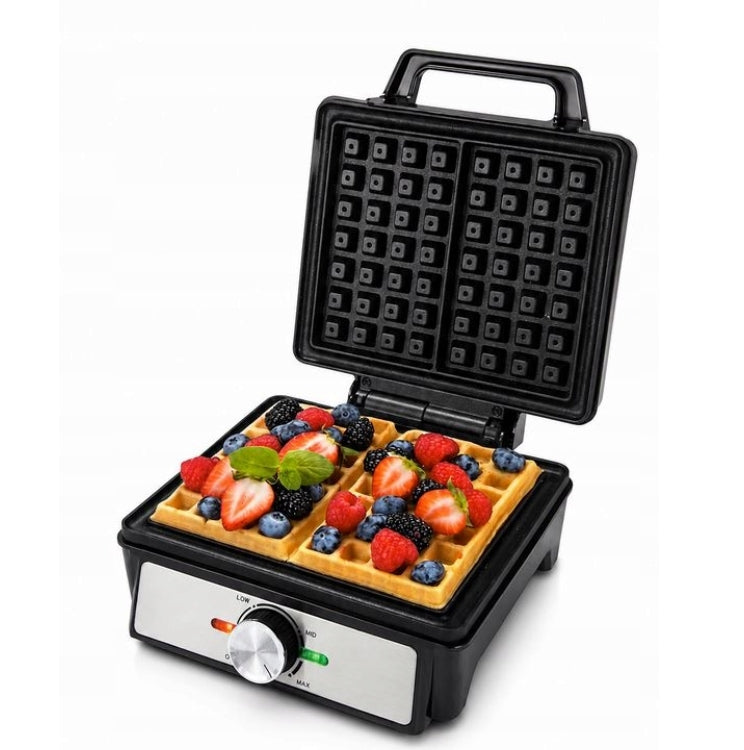 Waffle iron Hoffen WM-6012 1600 W black 2 waffles Power rating 1600 W