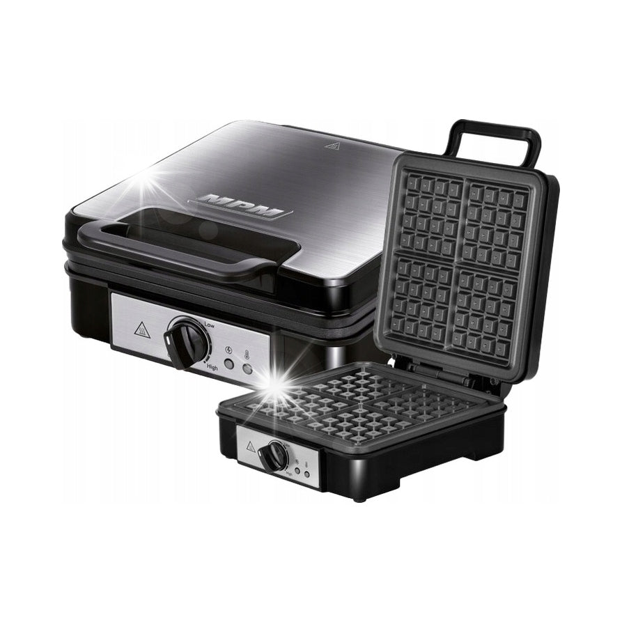Waffle iron MGO-36M silver/grey high power 1200 W