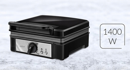 Waffle iron MPM POWERFUL WAFFLE IRON HIGH POWER MGO-24 1400 W black Manufacturer code MOCNA GOFROWNICA DUŻA MOC MGO-24