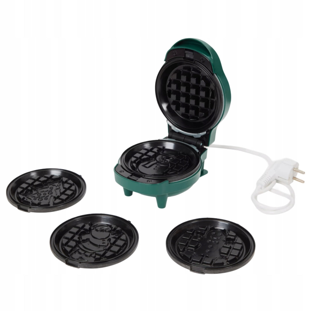 Waffle iron Petra 550 W red with Christmas pads Manufacturer code GORFY W KSZTAŁCIE PIERNIKA MIKOŁAJA BAWŁANA 5