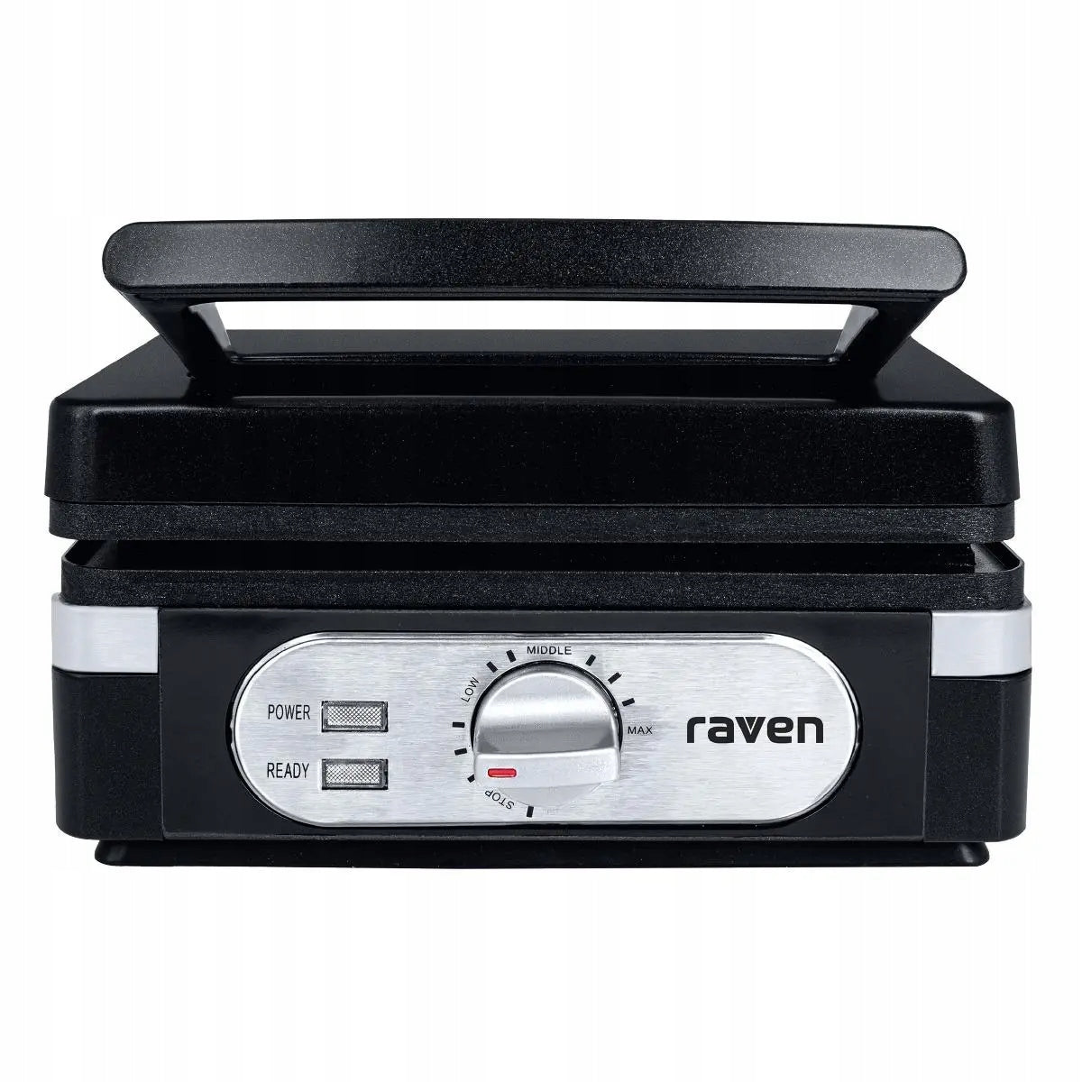 Waffle iron RAVEN EG004BX 1400W 2 rectangular waffles Temperature control Power rating 1400 W