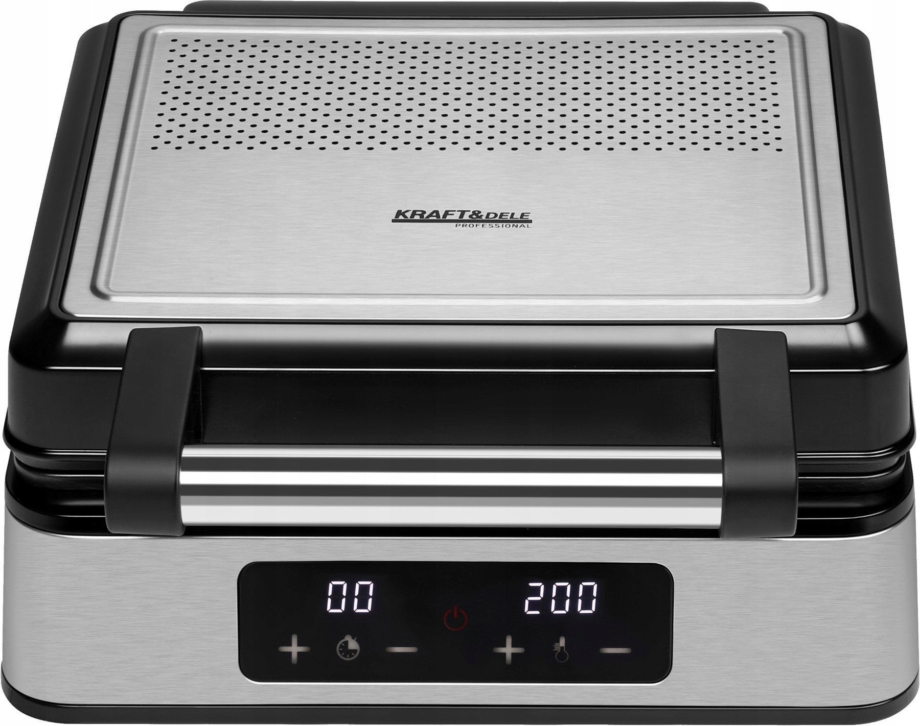 Waffle iron with display and LED adjustment 2200W silver Brand no brand