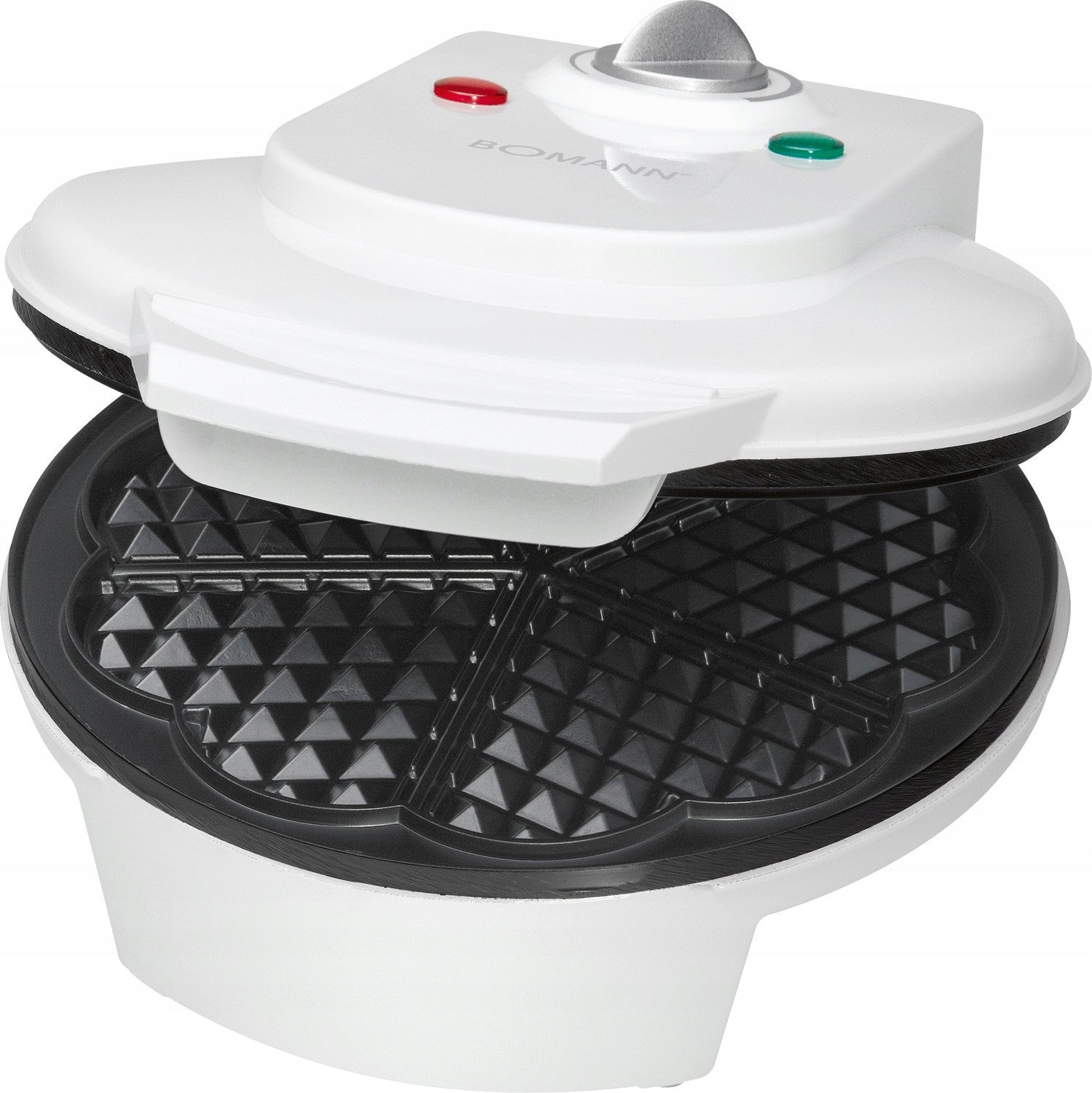 Waffle iron with non-stick coating Bomann WA CB (white) Power rating 1200 W