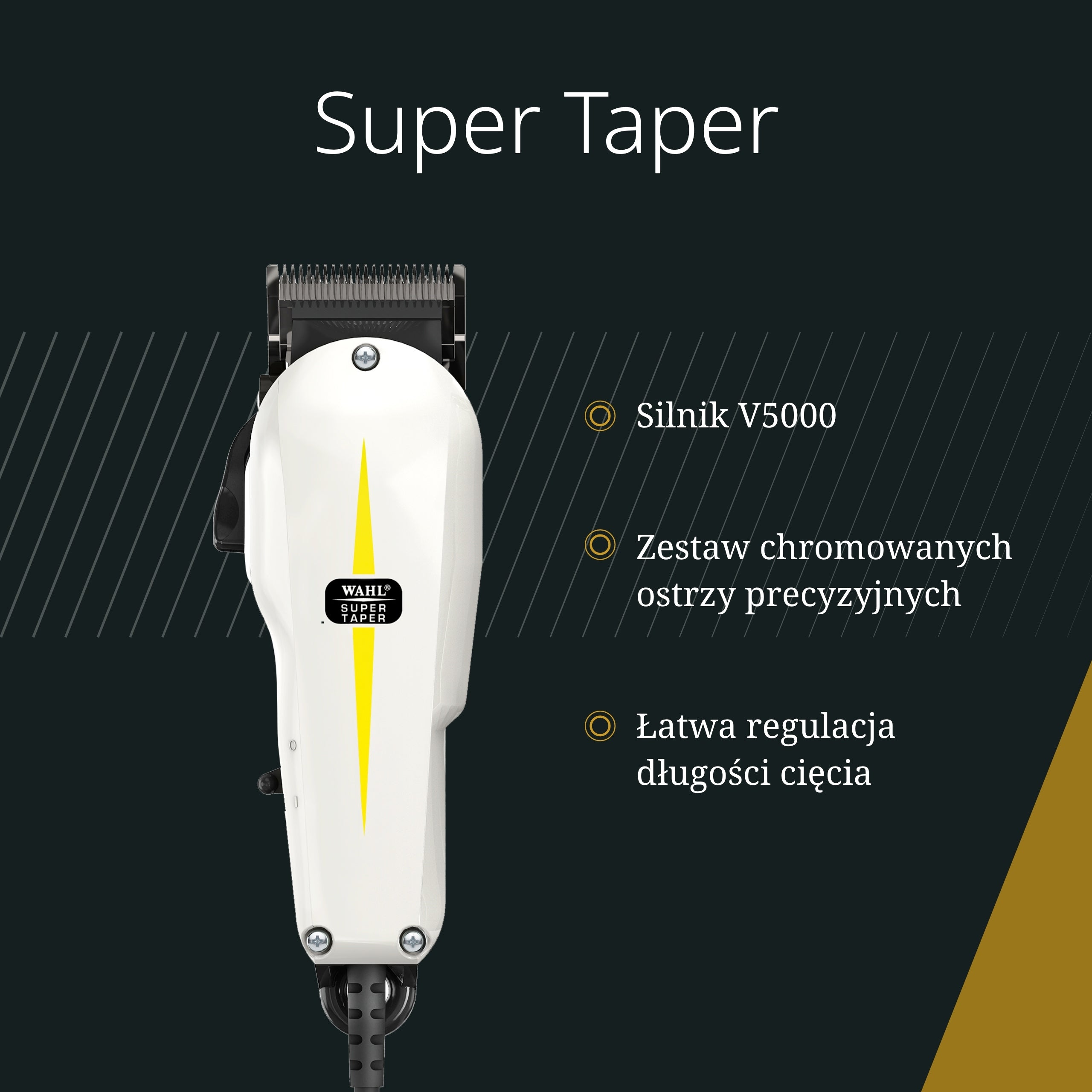 Wahl Super Taper - Professional Mains Hair Clipper. Manufacturer code 3026832