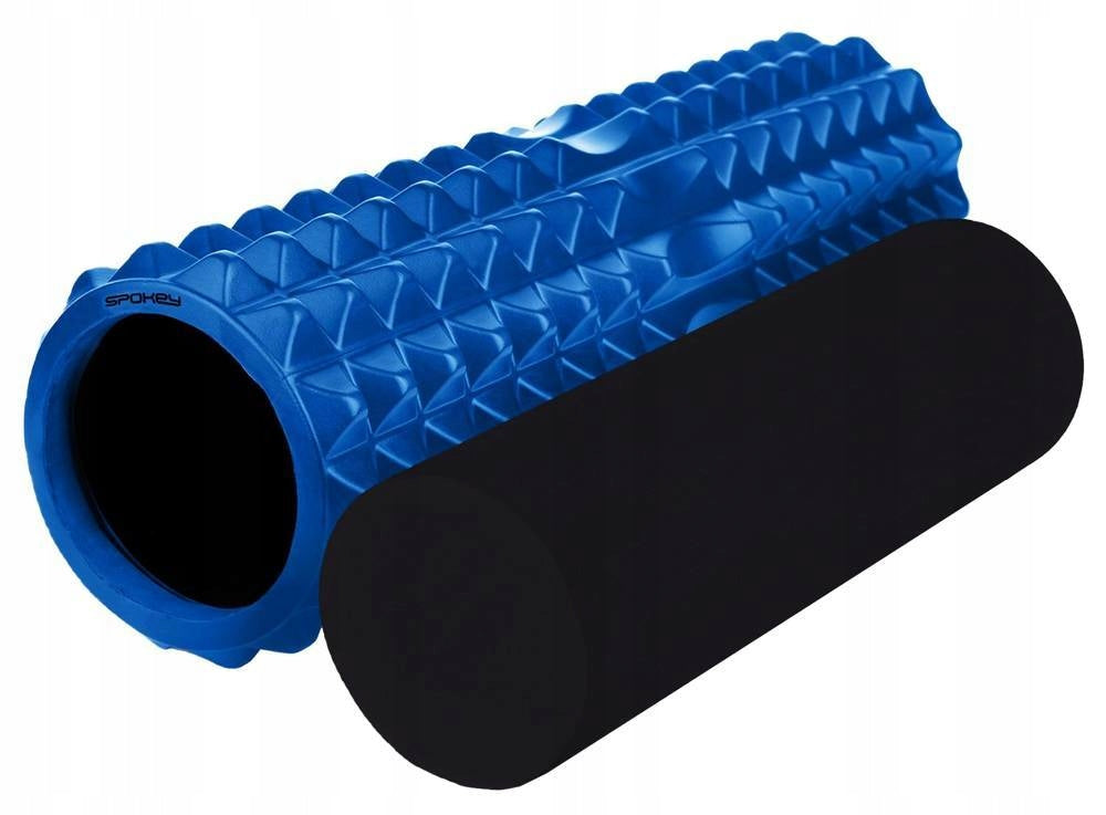 Treniruočių cilindrų rinkinys Spokey Mixroll 2in1, mėlynas