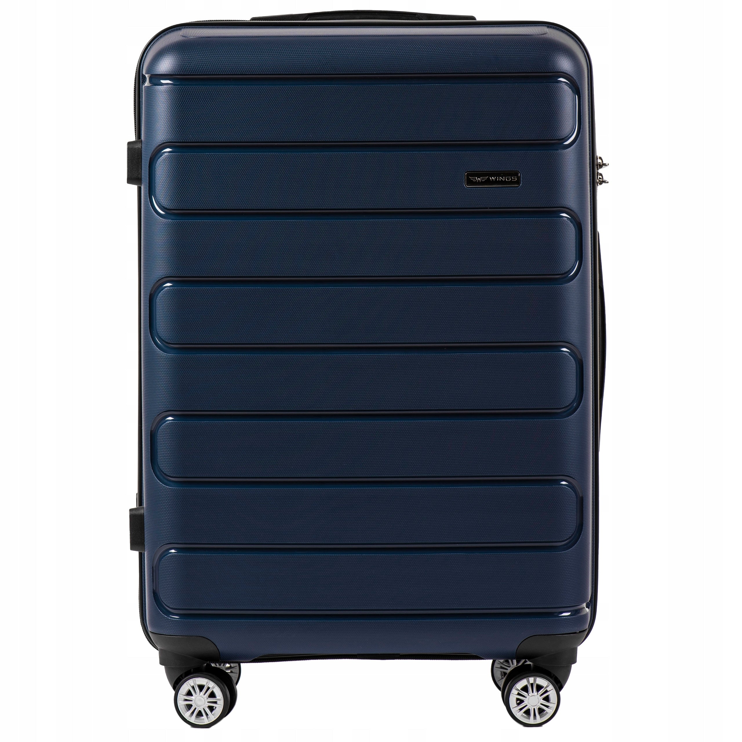 Mittelgroßer Koffer Wings DQ181, 65 cm blau 