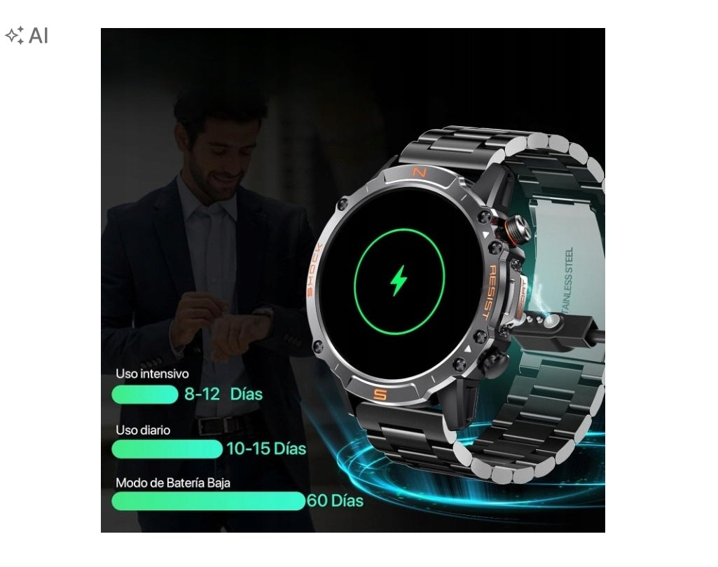 WalkerFit M6 Ultra Sports Smartwatch, Black Manufacturer code M6 Ultra