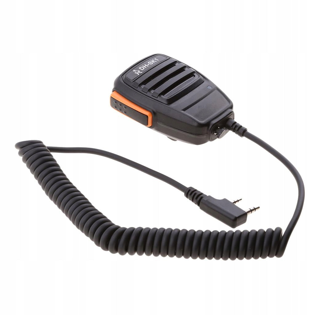 Walkie Handheld Speaker Mic Shoulder for Way Radio 2 pin