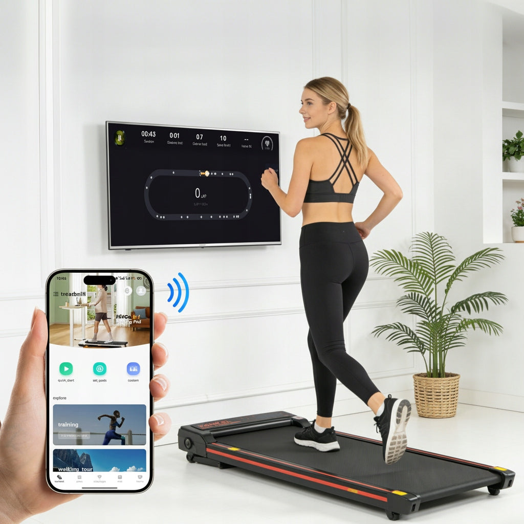Walking Pad, 1-6 km/h Electric treadmill for home office Manufacturer code T5198P468437