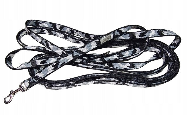 Walking leash long for cat Peloskleppl MORO grey light 5m/1,5cm