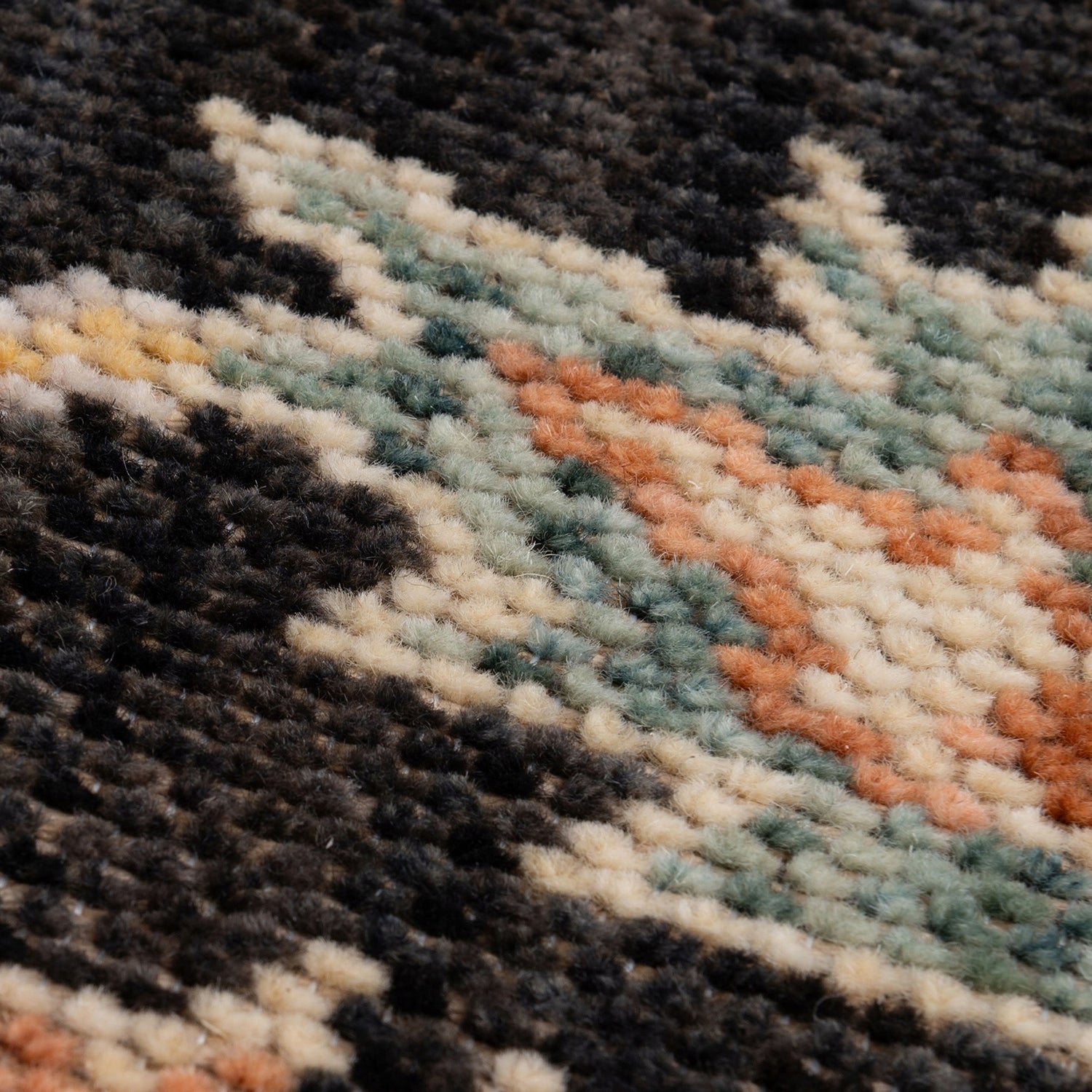 Walkway Wool Rug with Tassels 60x100cm Natural New Zealand Wool Product width 60 cm