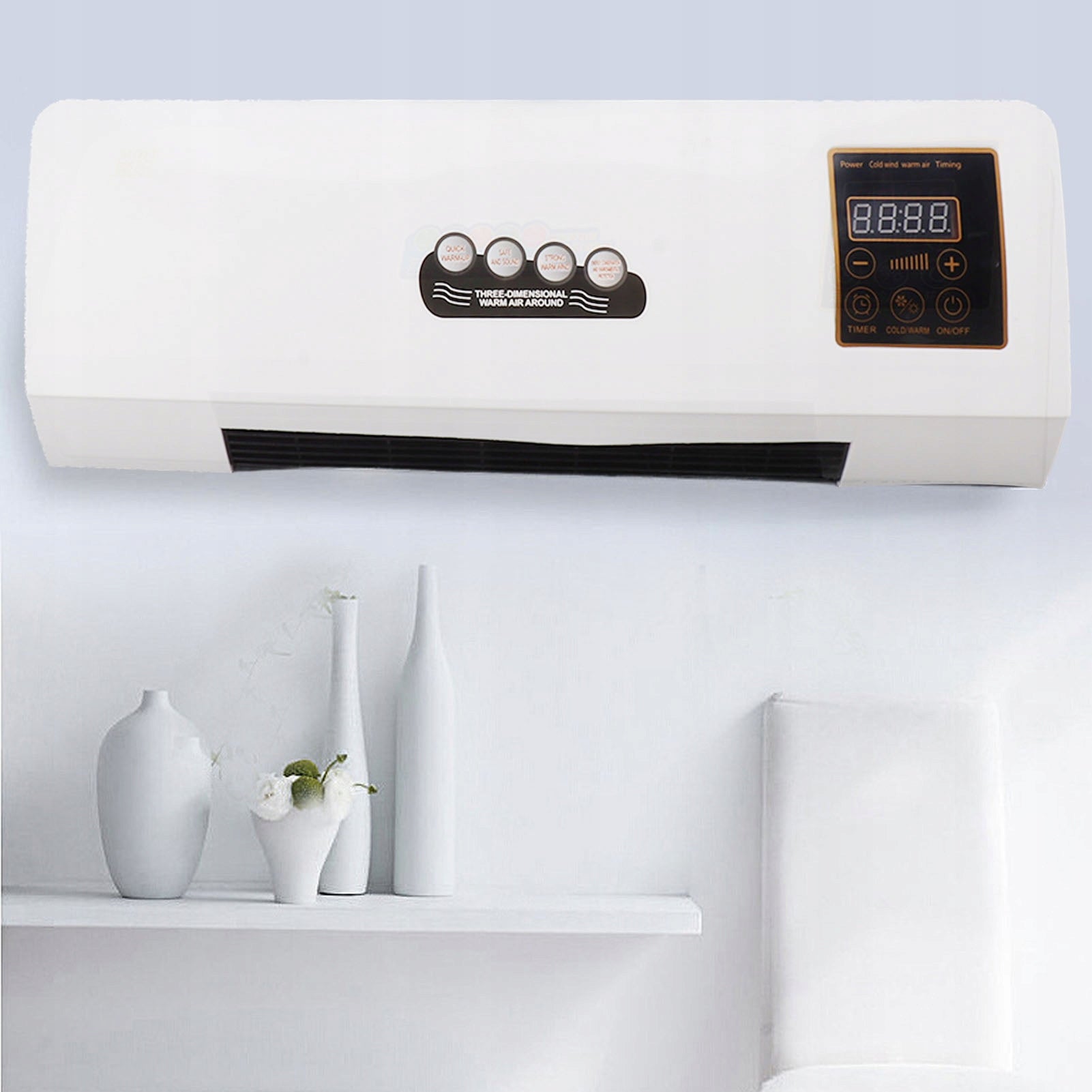 Wall Air Conditioning Hot Fan 10m Remote Control 2F Type not specified