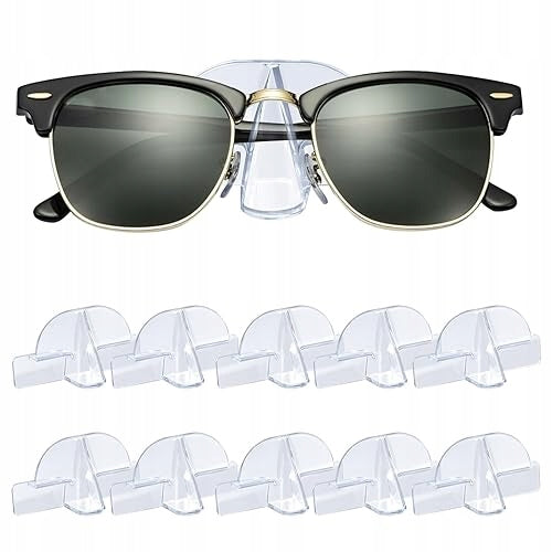 Wall Glasses Holder Self Adhesive Nose 10 Pcs