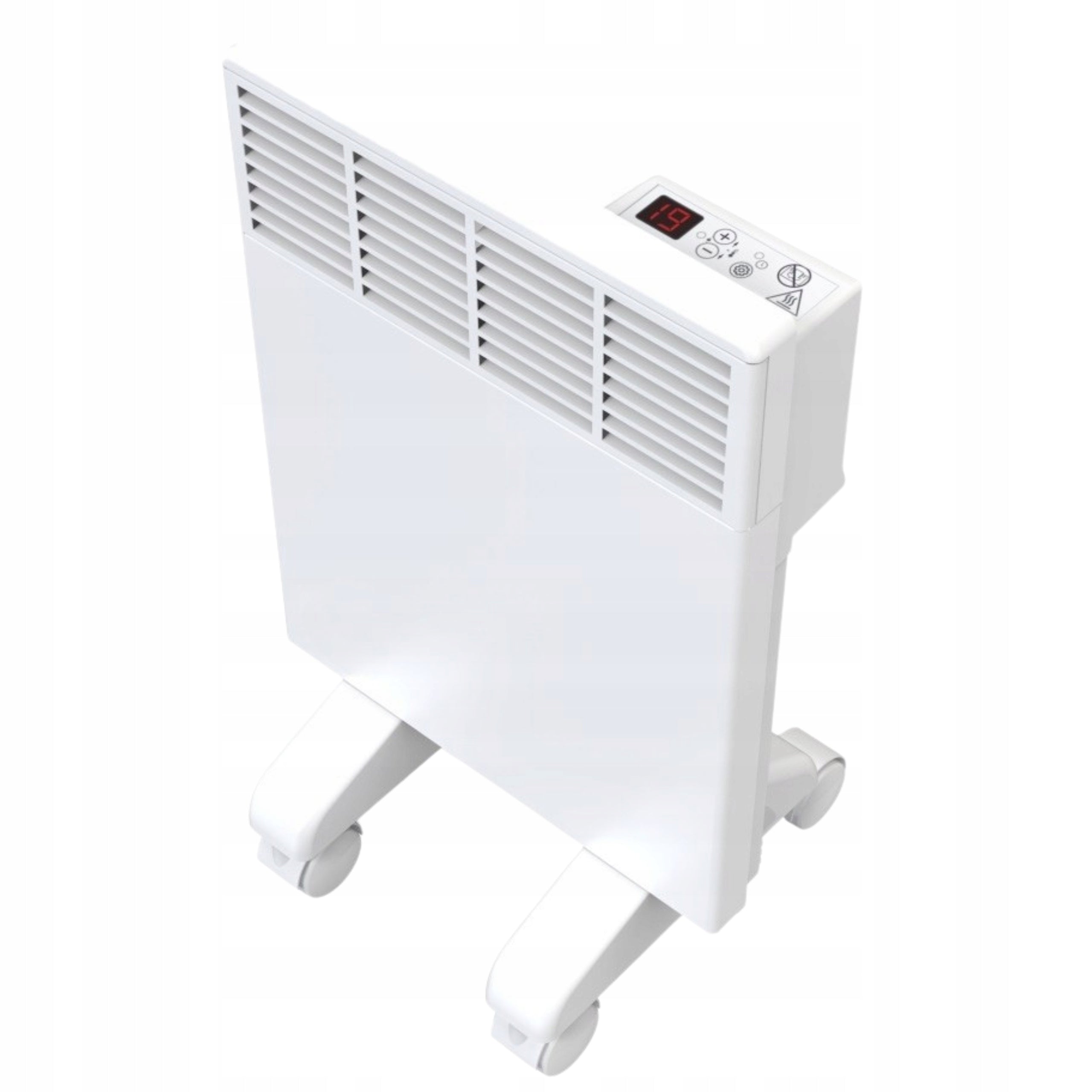 Wall Heater Electric Thermostat Programmer Convector White 2500W Brand Intuis