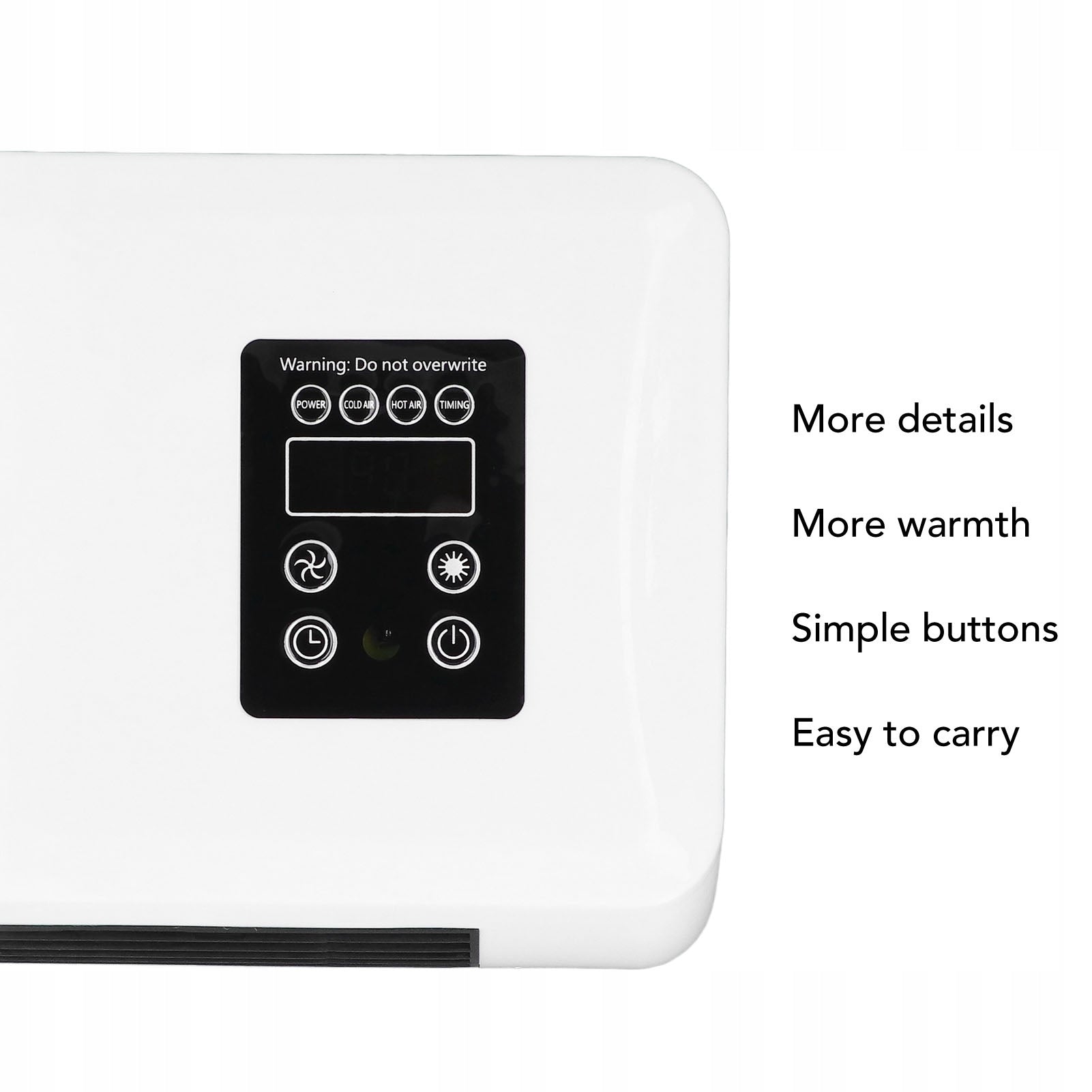 Wall Mounted Air Conditioning Heater, Adjustable Two Modes, Portable KR Manufacturer code AG260604017510