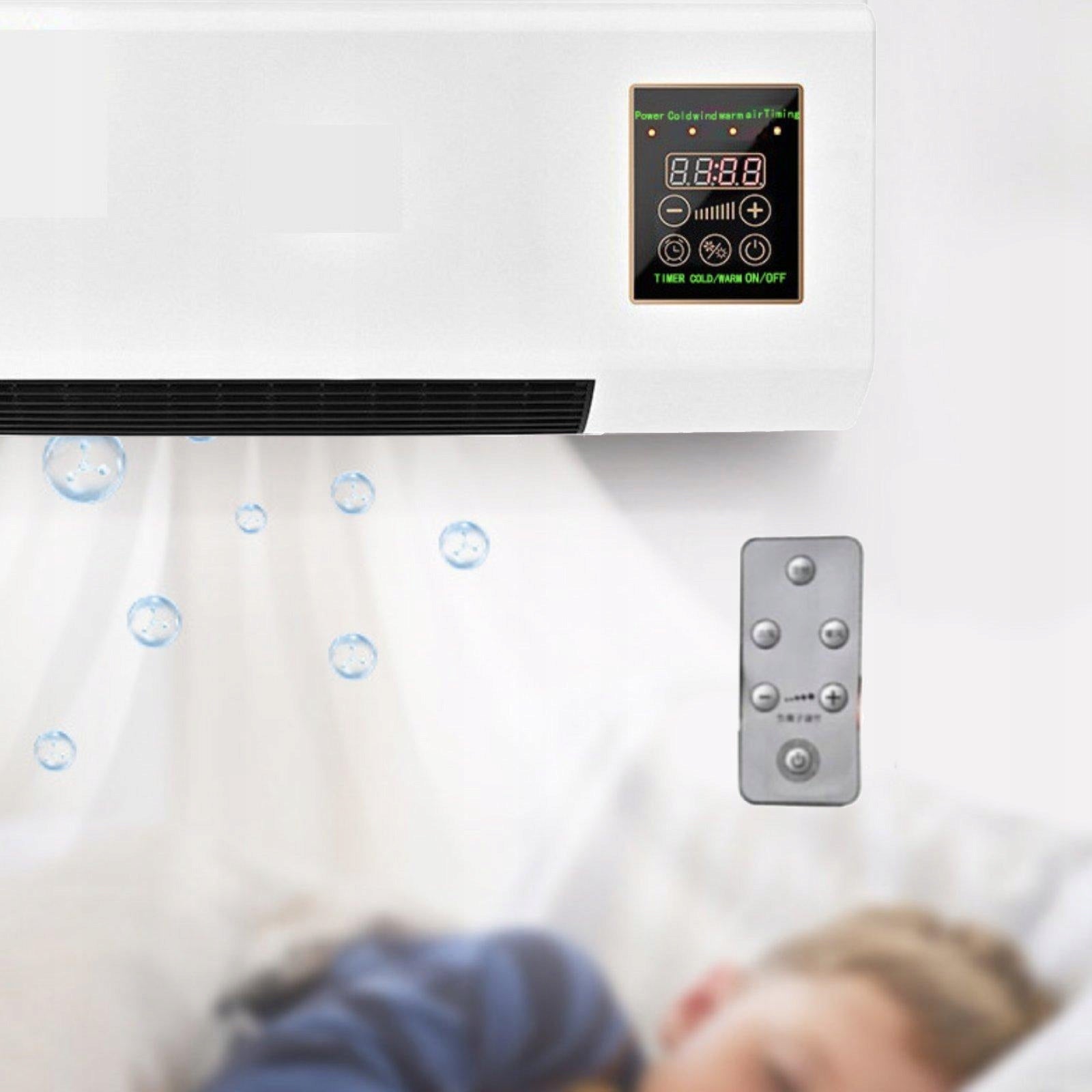 Wall Mounted Heater Mini Split Air Conditioner Summer Winter Remote Control Medical device type accessories for a medical device or a product without an intended medical purpose
