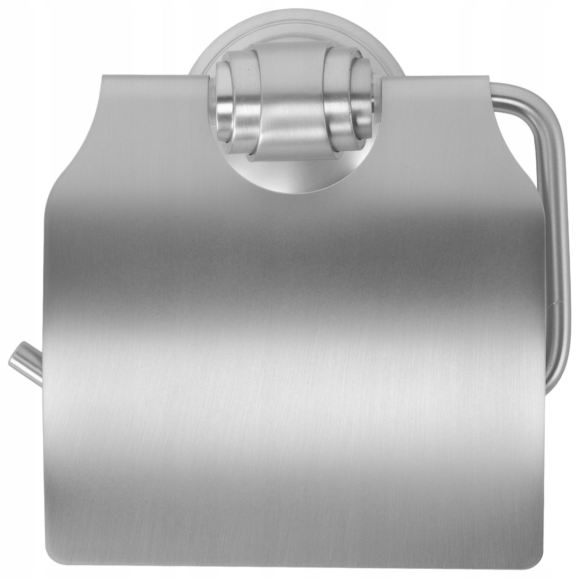 Wall Mounted Toilet Paper Holder Screwed With Flap Brushed Nickel Brand Rea