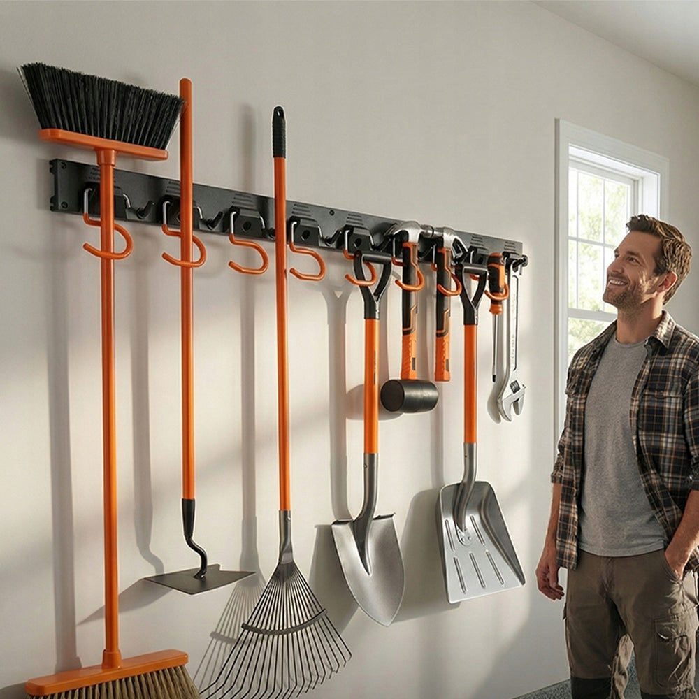 Wall Organizer for Garden Tools Garden Tool Holder 40cm Manufacturer code WIESZAK NA NARZĘDZIA OGRODOWE