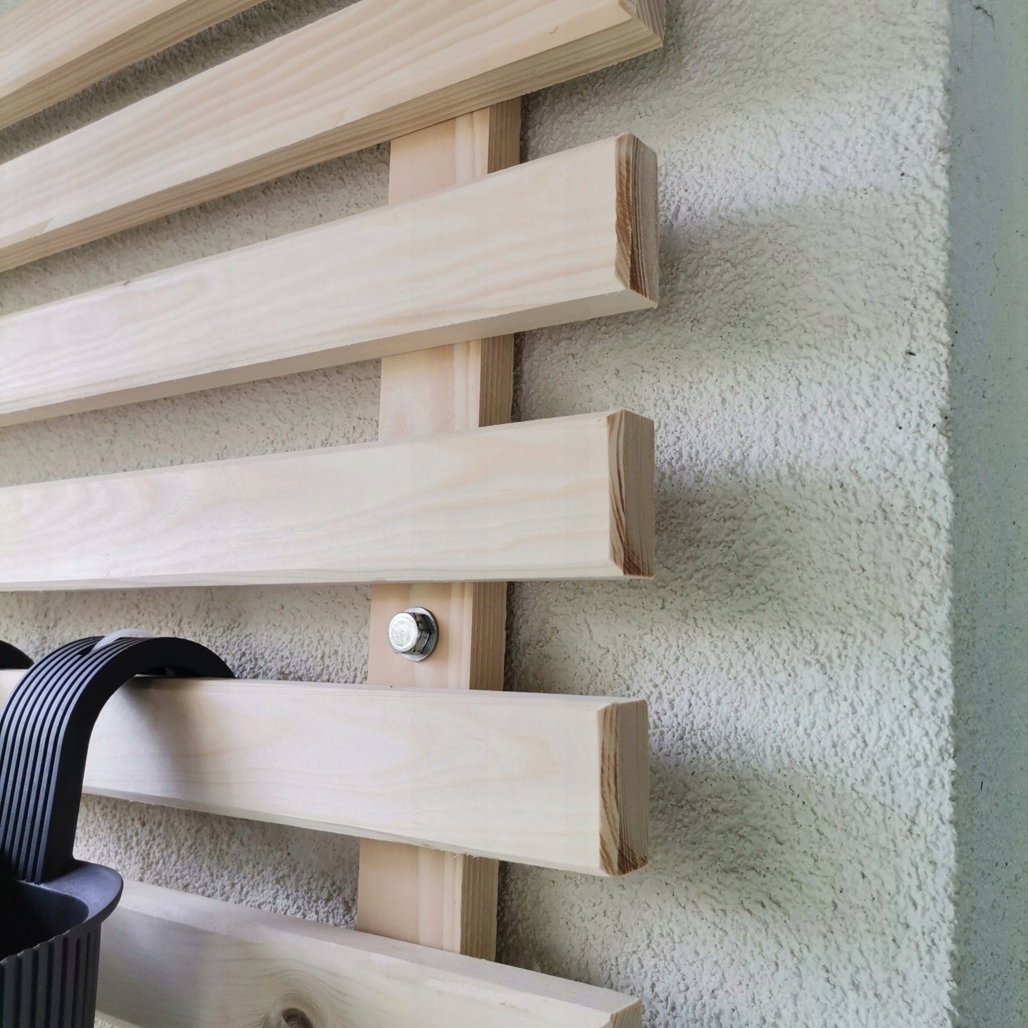 Wall Plant Stand Ladder For Balcony For Terrace Easy Installation Wooden 64x80cm Material wood