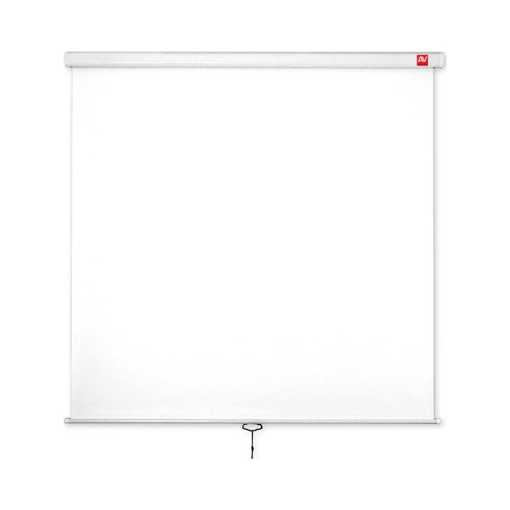 Wall Standard 200 Handheld Wall Screen (1:1, 200x200cm, Surface,) Brand Avtek