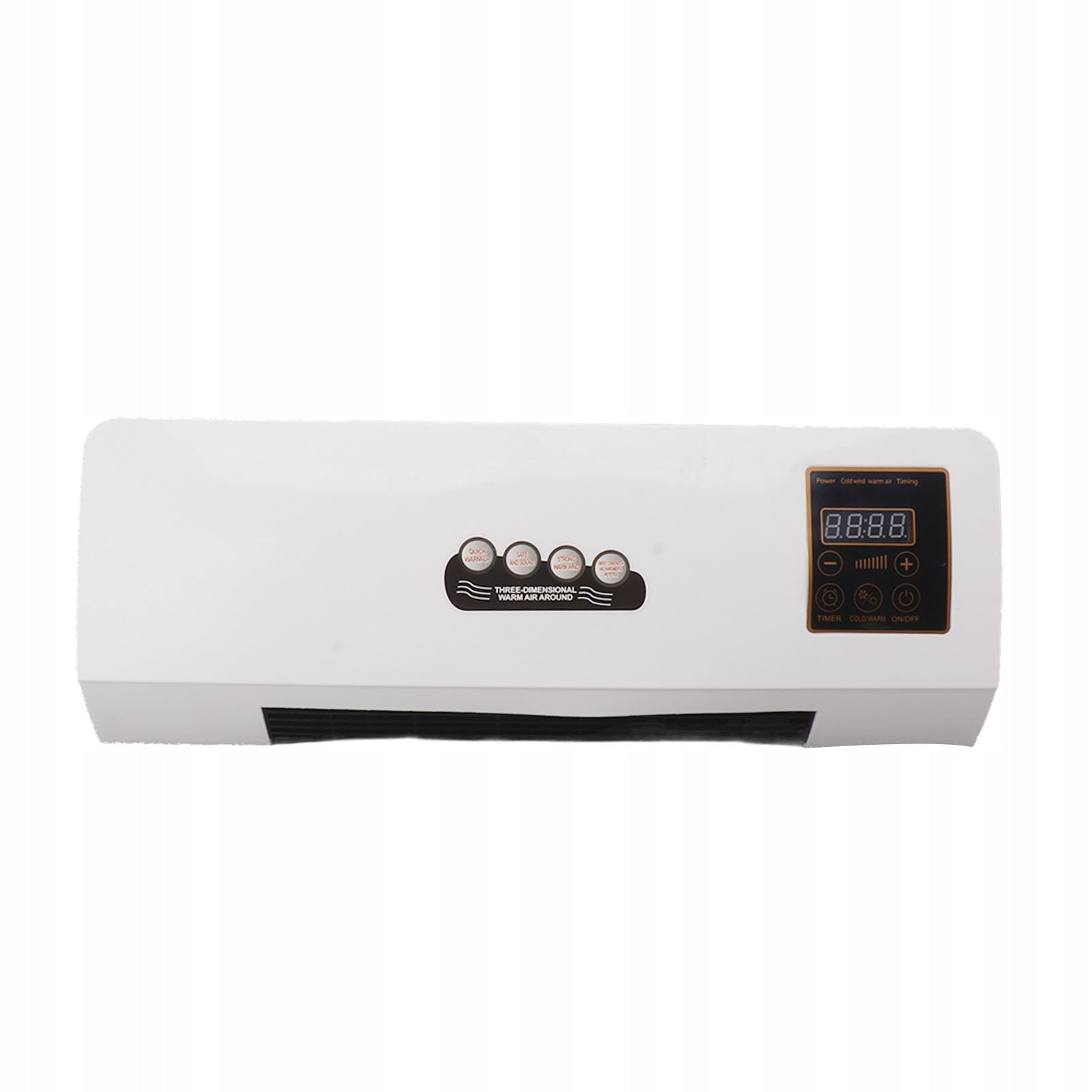 Wall air conditioning Hot fan 10 m Remote control BK Power 1 W