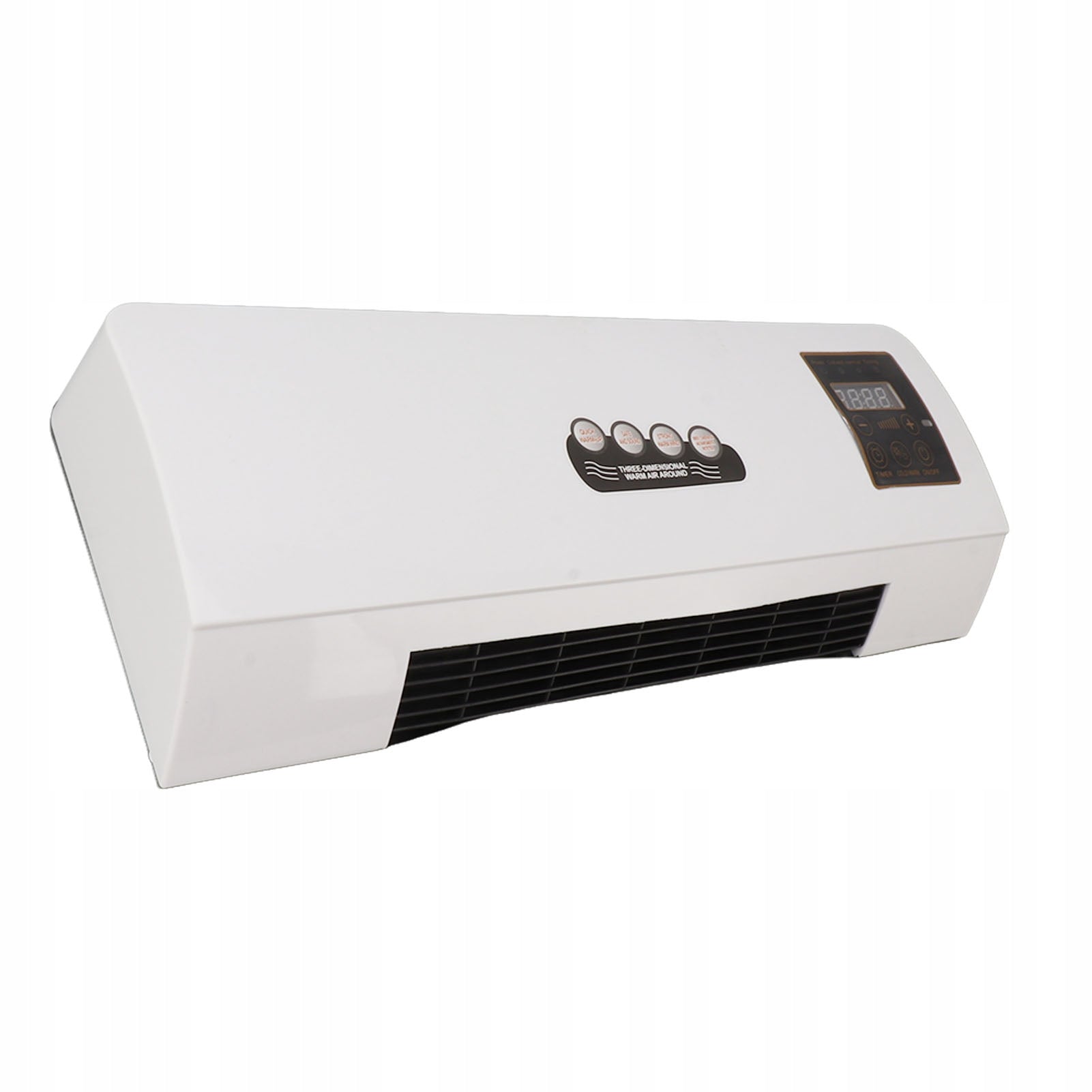 Wall air conditioning Hot fan 10 m Remote control BK