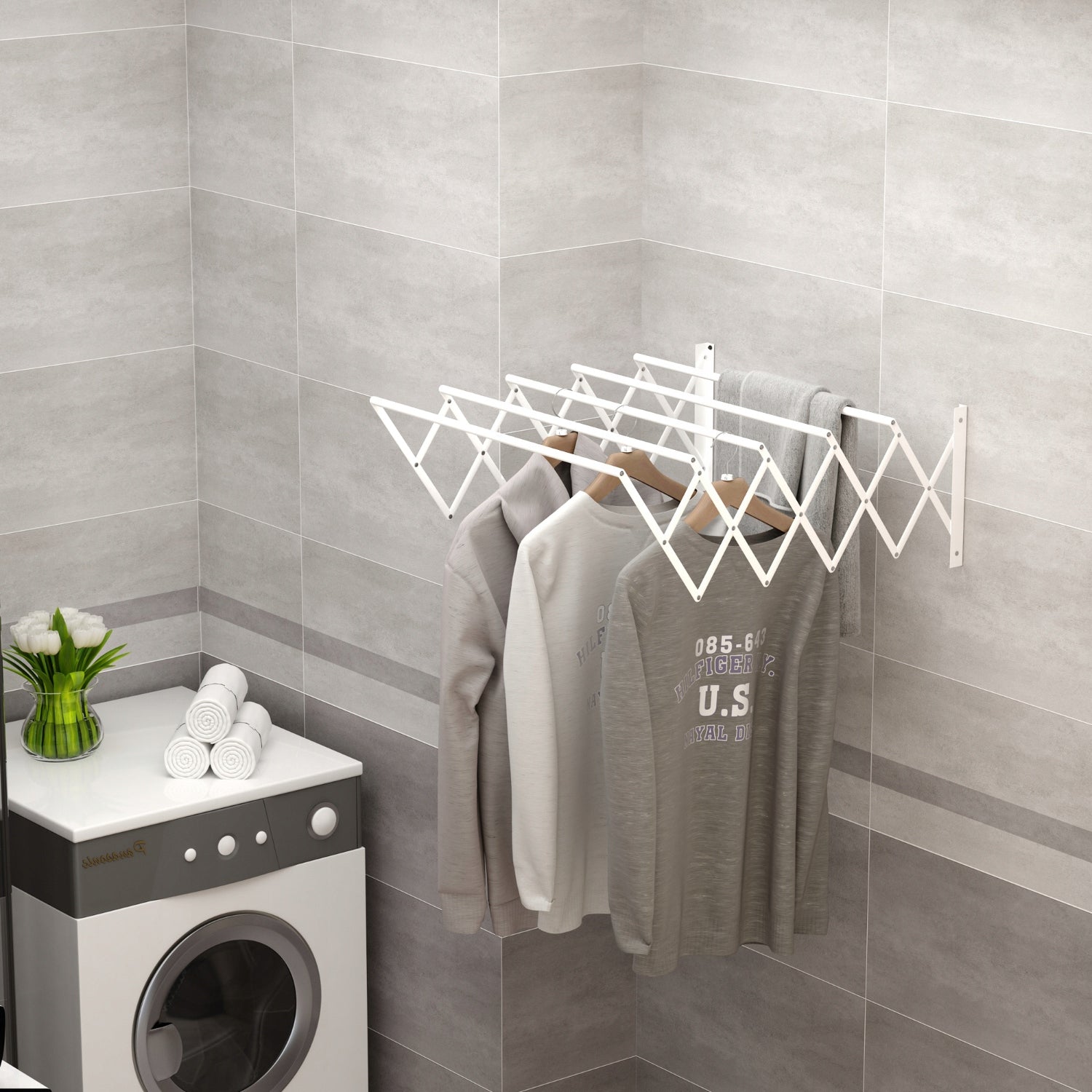 Wall hanger for clothes, 57,5 cm x 63,5 x 60 x 20 cm Brand no brand