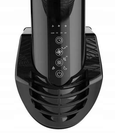 Wall hanging fan with remote control BLACK 40cm Packaging status original