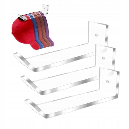 Wall mount for caps clear acrylic 17cm Brand Klucze