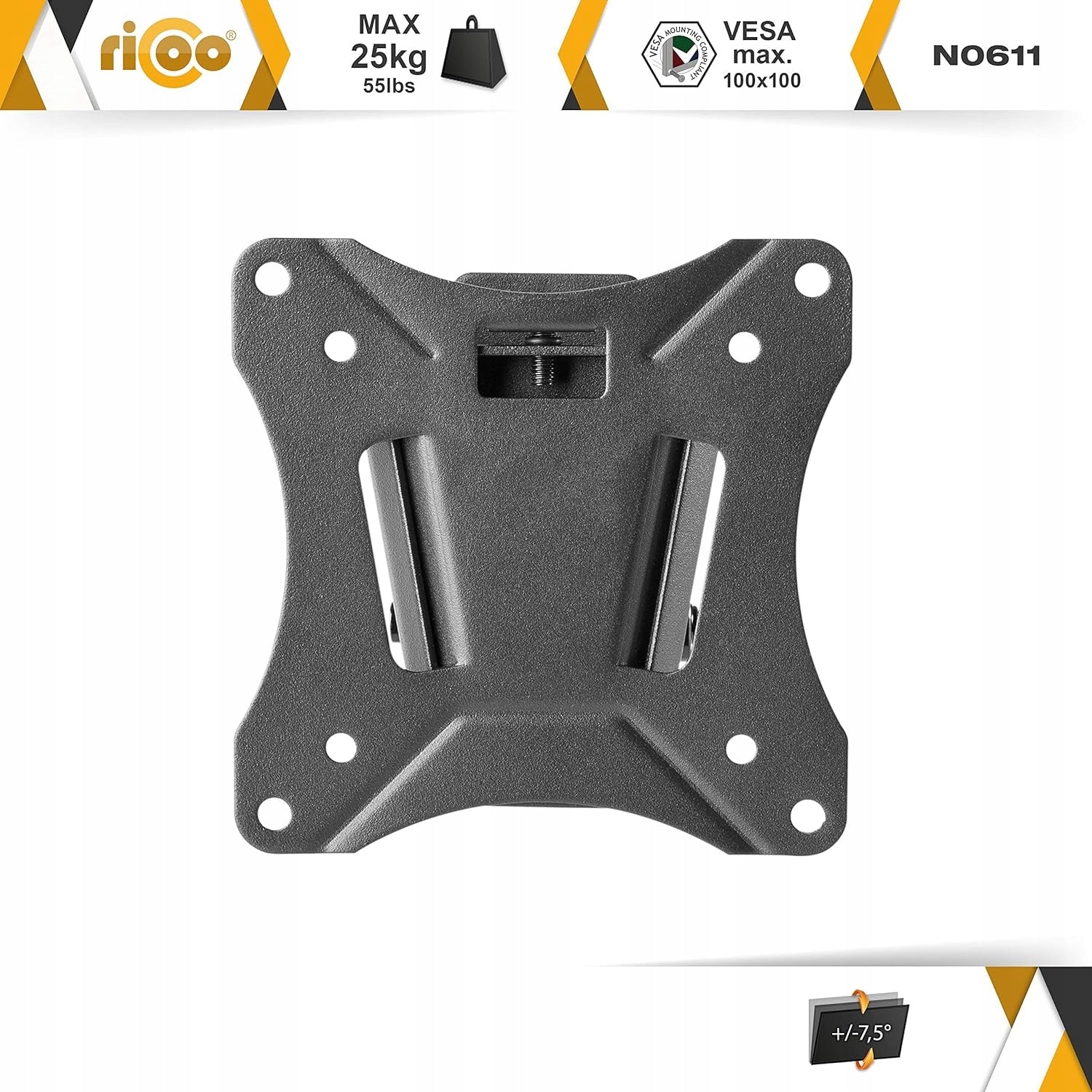 Wall mount for flat-panel computer monitors up to Brand no brand