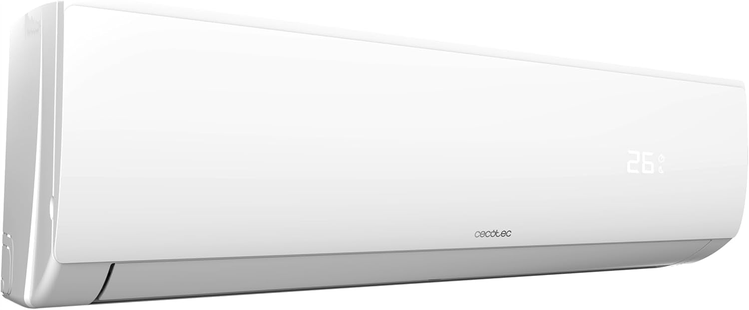 Wall-mounted air conditioner Cecotec AirClima 12000 5 Operating Modes 8 Speeds 25m² Dominant color white