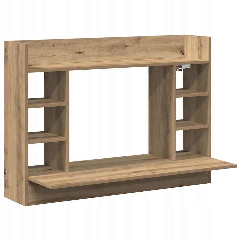 Wall mounted desk oak artisan 105 x 48 x 75 cm