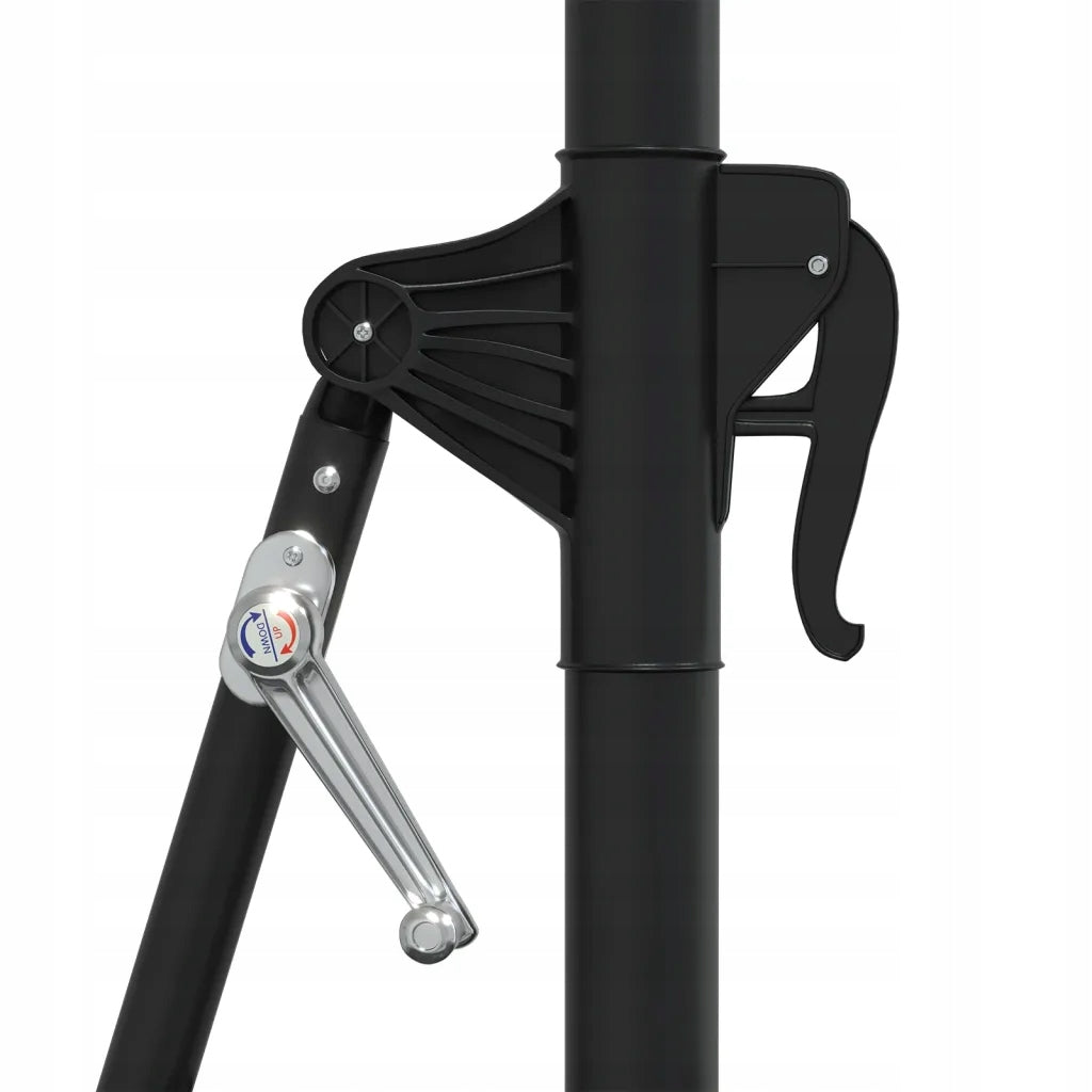 Wall umbrella on metal post, 300 cm, kol Product weight with unit packaging 10.25 kg