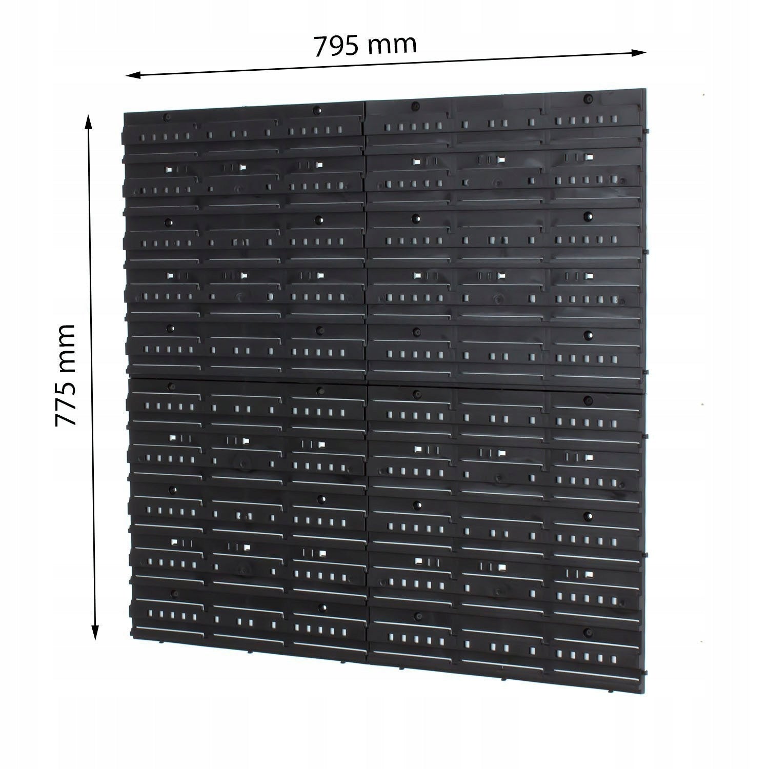 Wall workshop tool board 80x80cm + 40 cuvettes closed Brand Botle